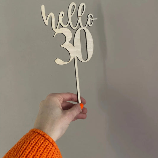 Cake Topper Geburtstag Schön Manufaktur