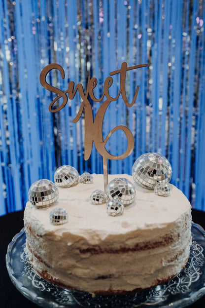 Cake Topper "Sweet 16“ Schön Manufaktur