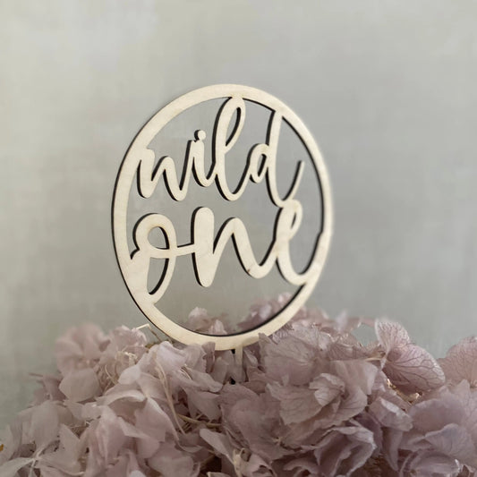 Cake Topper „wild one" Schön Manufaktur