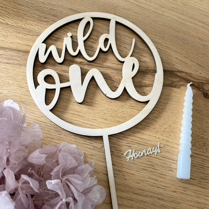 Cake Topper „wild one" Schön Manufaktur